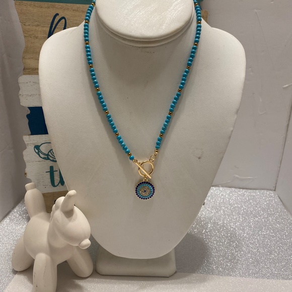 COPY - Durban Sunset Chunky Statement Necklace - Picture 4 of 5